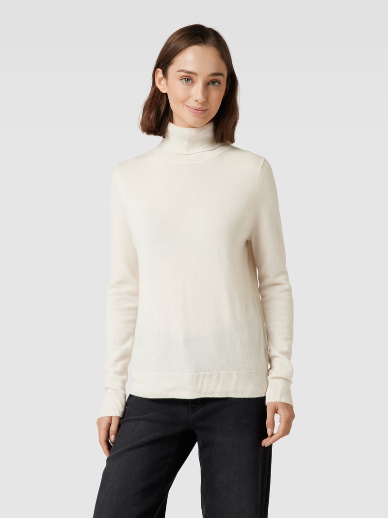 Longsleeve aus Kaschmir in offwhite