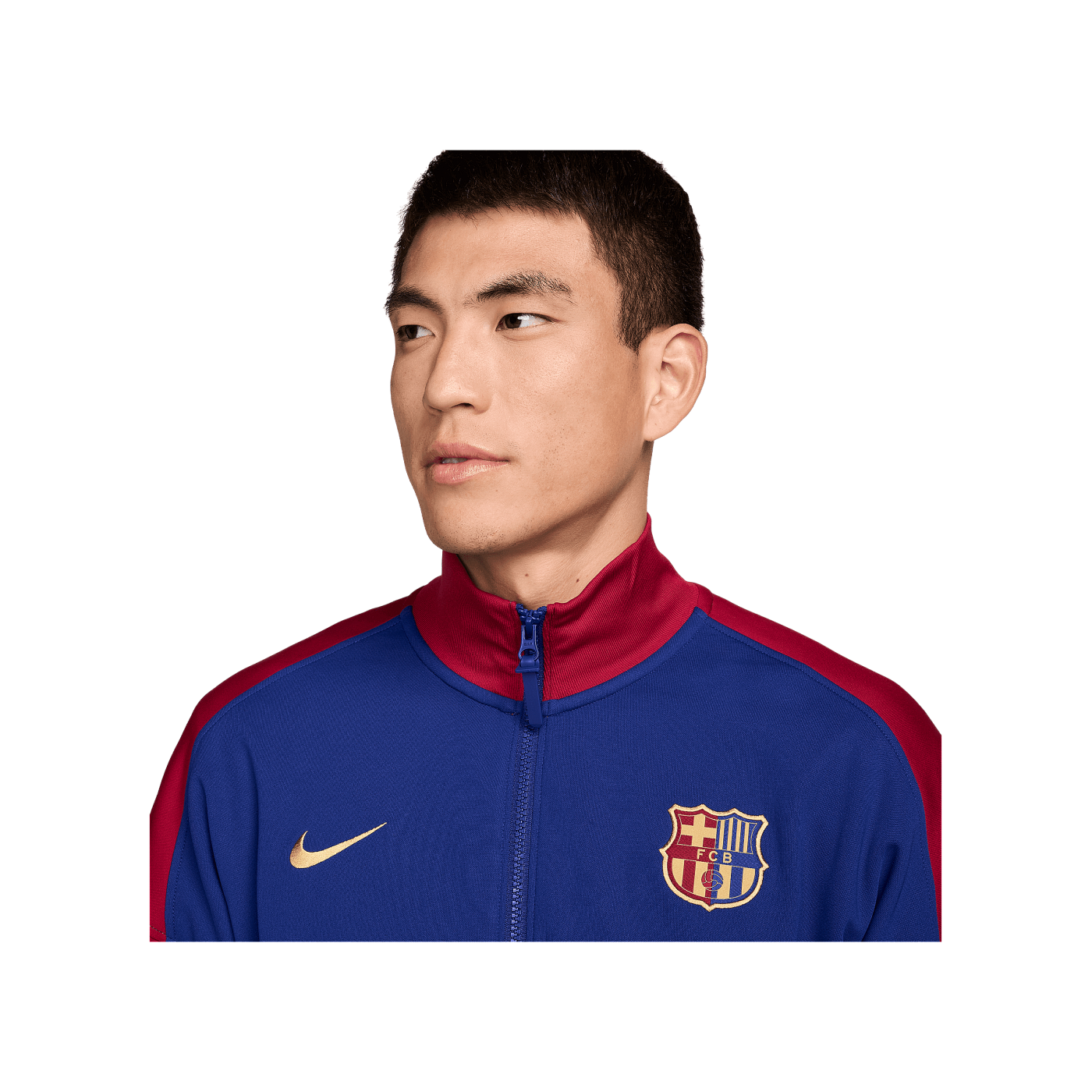 Nike FC Barcelona Academy Pro Anthem Jacke Blau F455