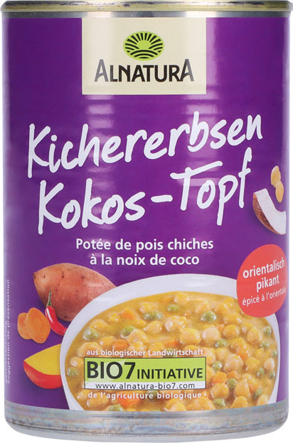 Alnatura Bio Kichererbsen-Kokos-Eintopf