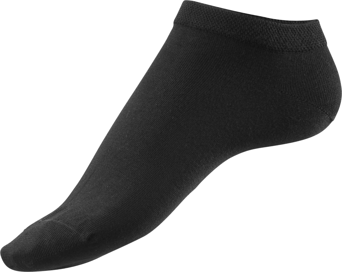 Sneaker Socken mit Bambus-Viskose schwarz Gr. 39-42, 1 St