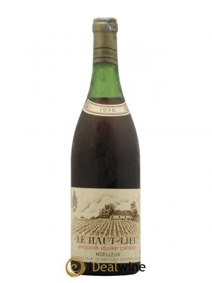 Vouvray Le Haut-Lieu Moelleux Domaine Huet  1976 - Lot de 1 Bouteille
