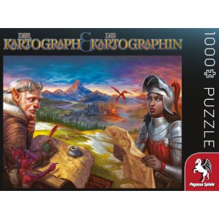 !AKTION Puzzle Motiv Kartograph (1000 Teile)