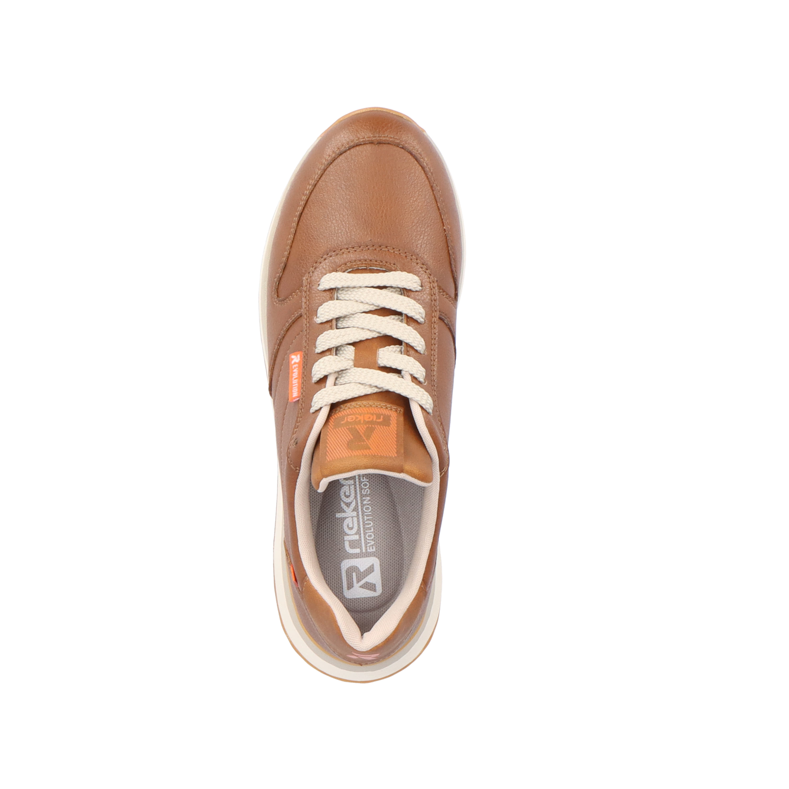 Rieker Damen Sneaker Low wood brown