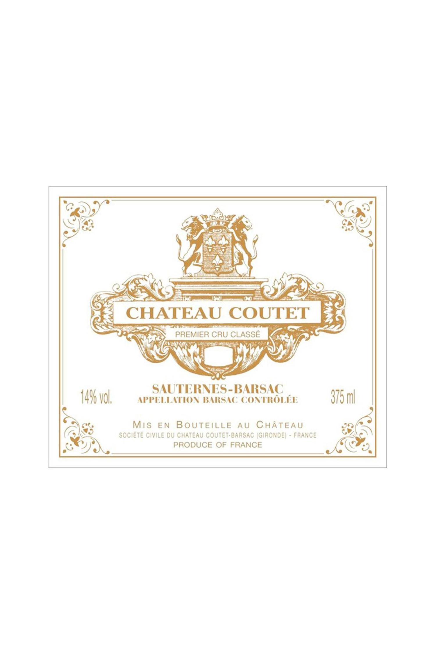 Château Coutet 1922, Sauternes