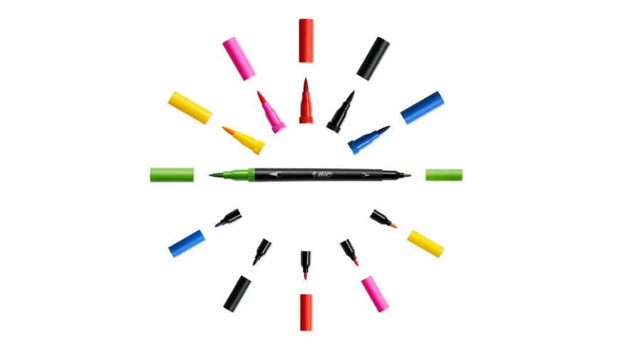 BIC Intensity Dual Filzstifte 6er Etui