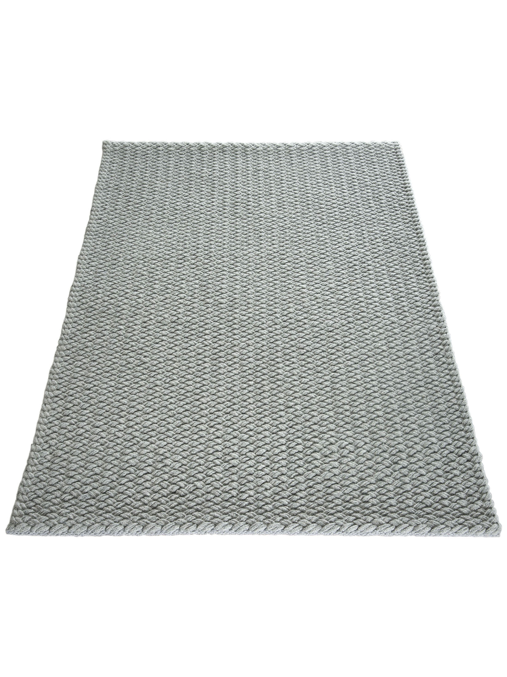 Aarbogen Woll-Teppich, Light Grey