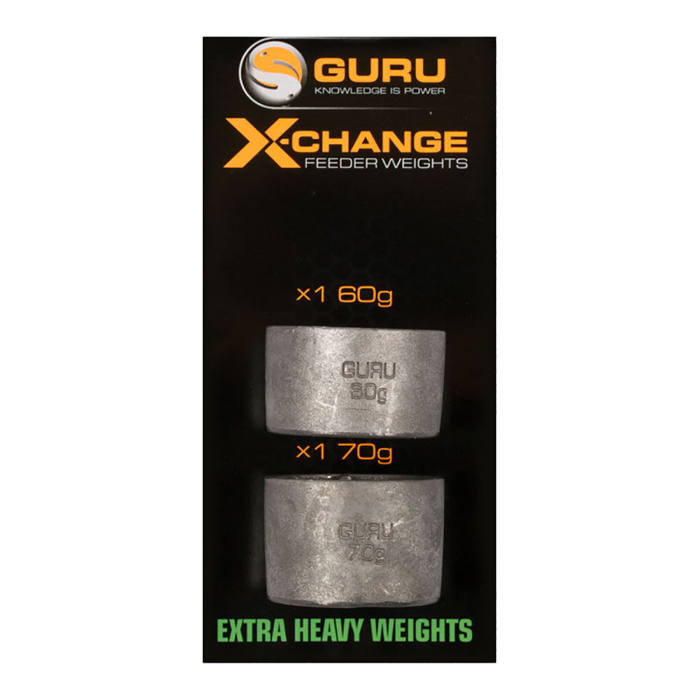 Feeder cage weights for Guru X-Change Weights, extra heavy (2 pieces)