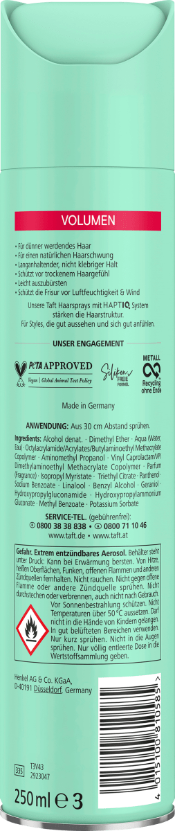 Haarspray VOLUMEN Halt 5, 250 ml