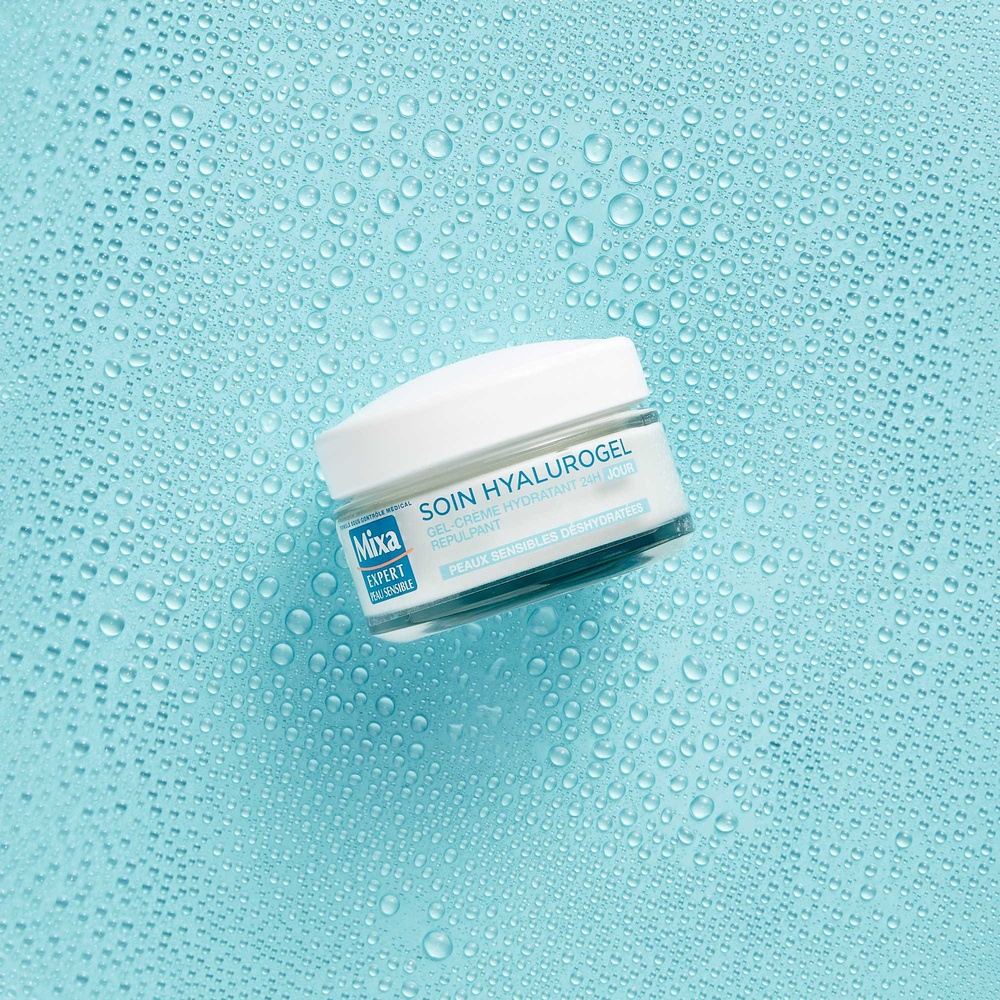 mixa Mixa Soin Hyalurogel Gel--Crème hydratant jour 24h repulpant 50ml Hyalurogel Gel-Creme Hydratant Intensif24h