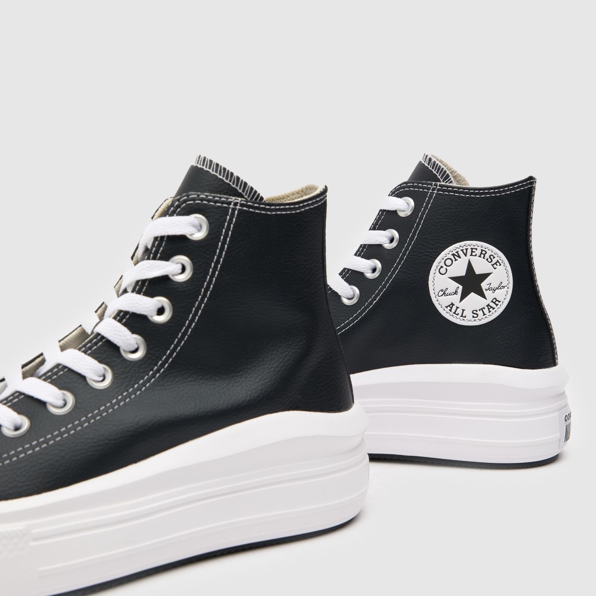Converse All Star Move Hi cipők fekete-fehér színben