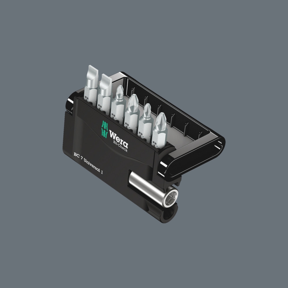 Wera 05073406001 Bit-Check 7 Universal 1 SB, 7-delig