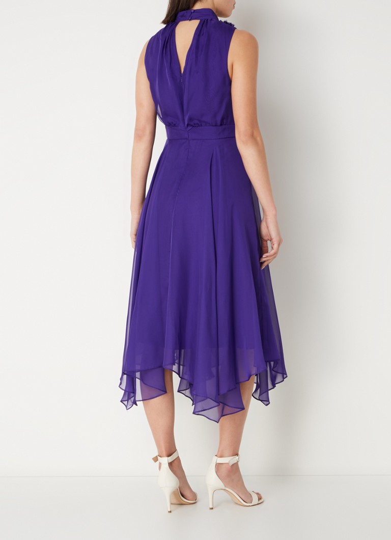 Vestido midi Lucinda de Phase Eight con detalles plisados