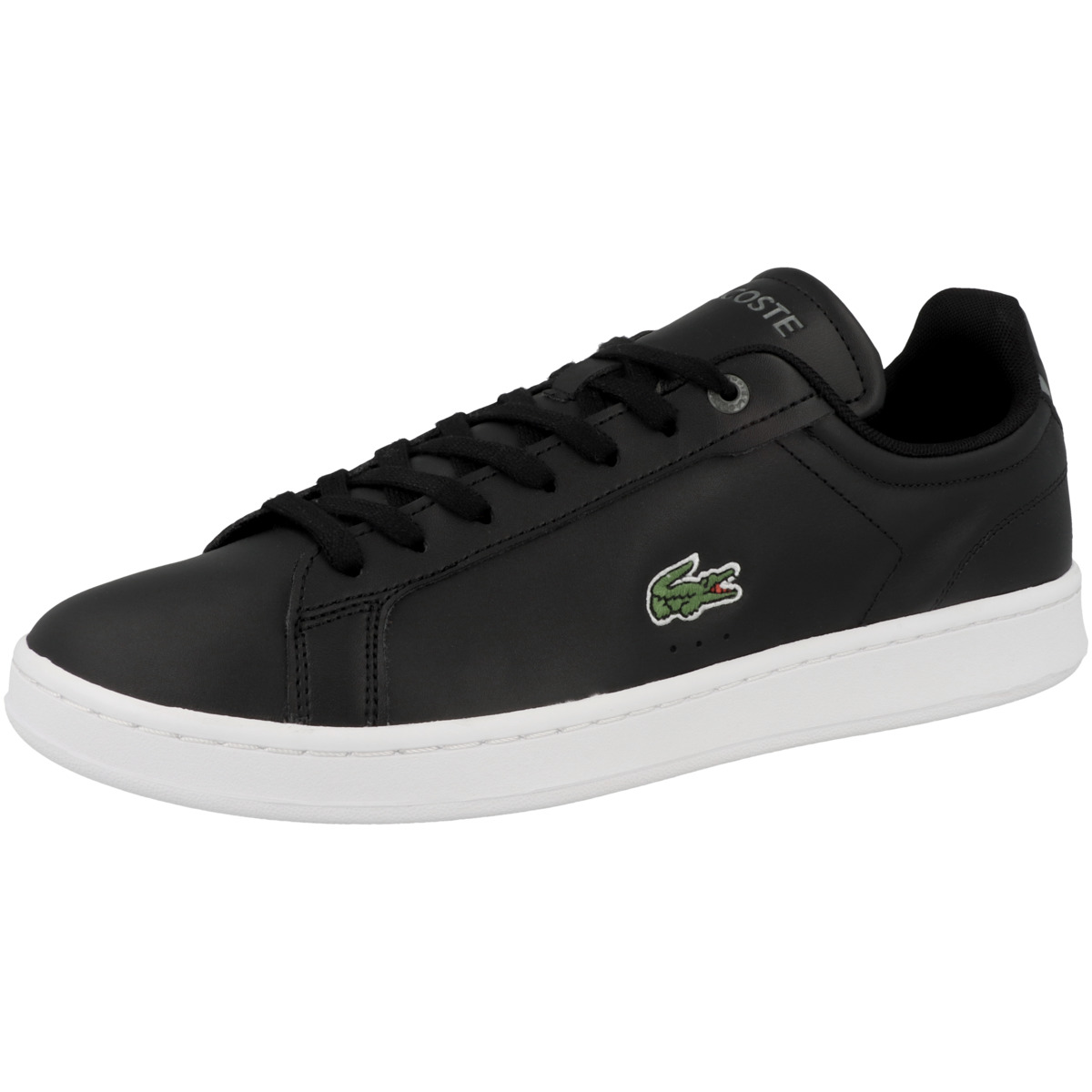 Lacoste Carnaby Pro BL Leather Tonal Sneaker Low schwarz