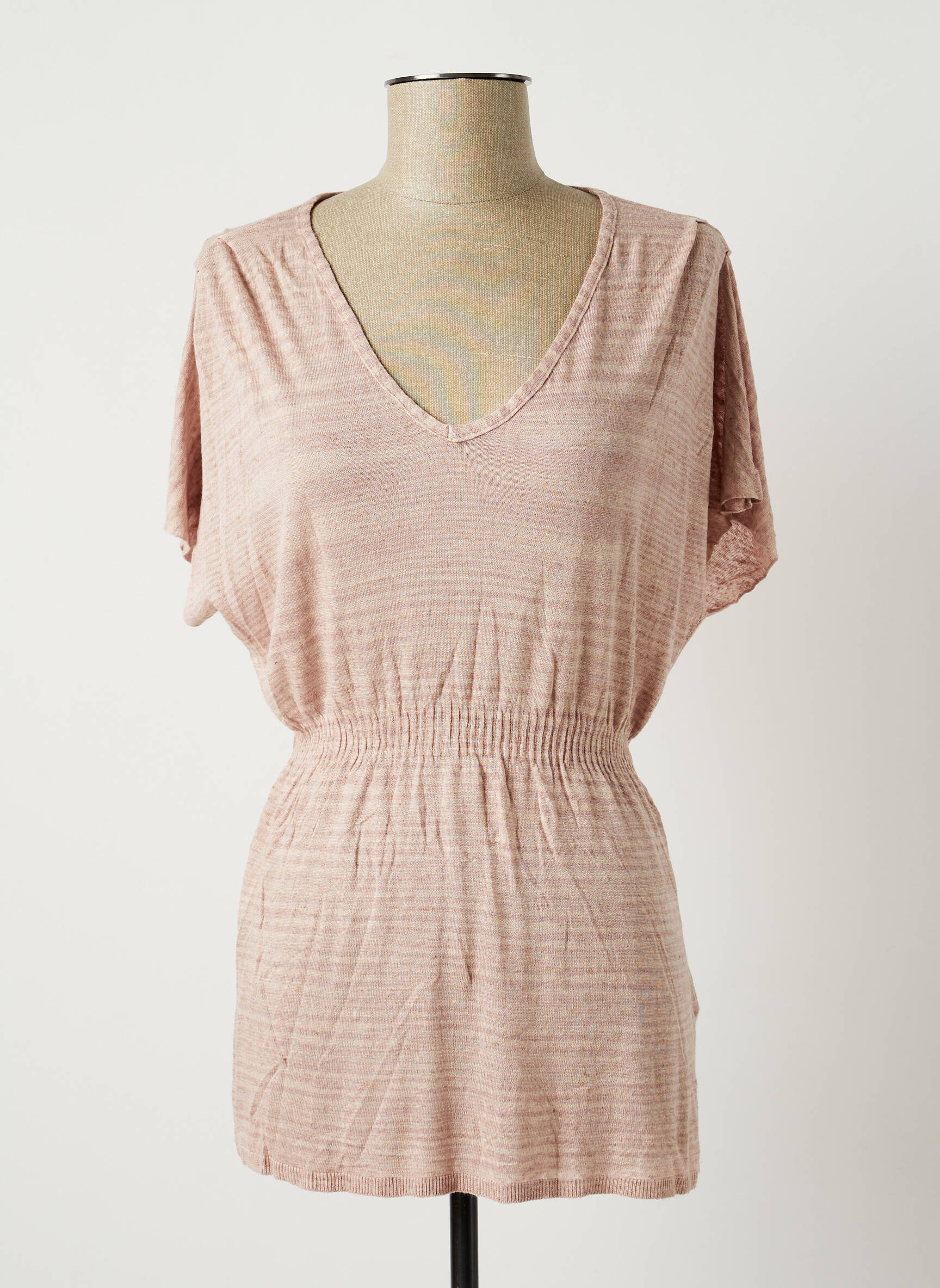 Sisley Tuniquemanchecourte Femme couleur rose