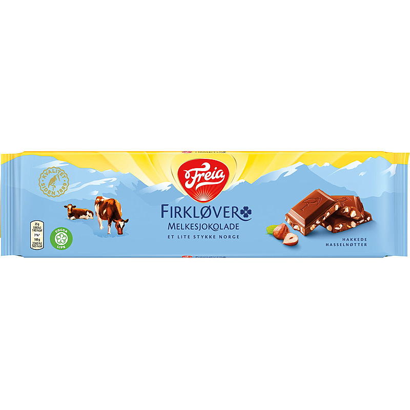 Freia Melkesjokolade Firkløver 200 g Freia