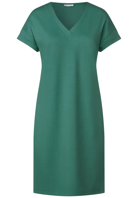 Street One Jersey Kleid in Unifarbe