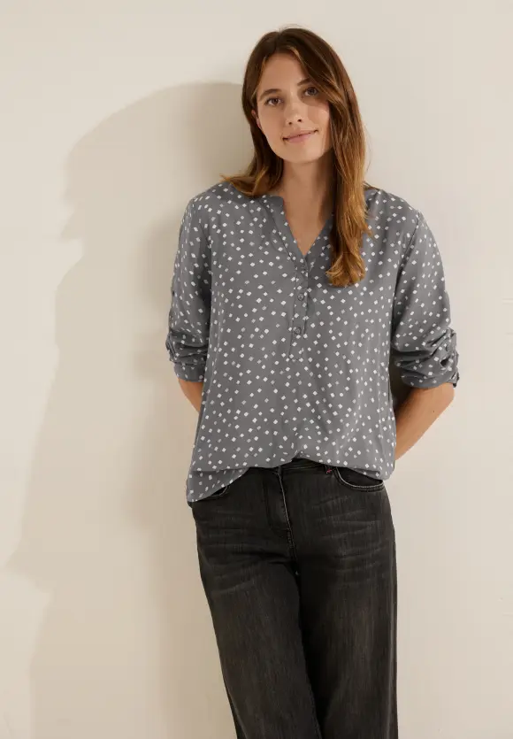 CECIL Bluse mit Punktemuster