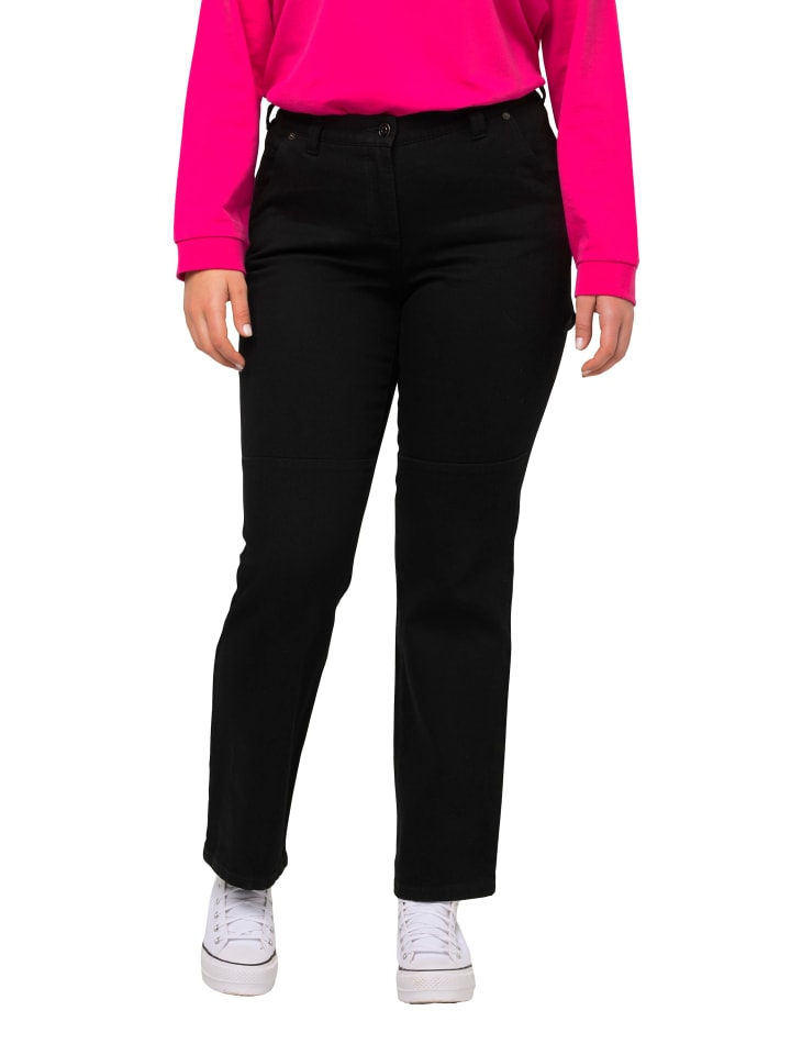 Ulla Popken Jeans in black günstig kaufen
