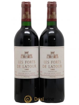 Les Forts de Latour Second Vin  1992 - Lot de 2 Bouteilles