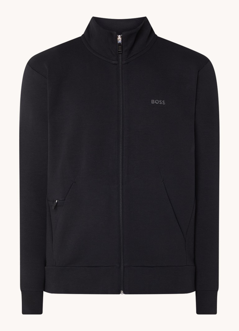 Mikina HUGO BOSS Skaz s bočnými vreckami a logom