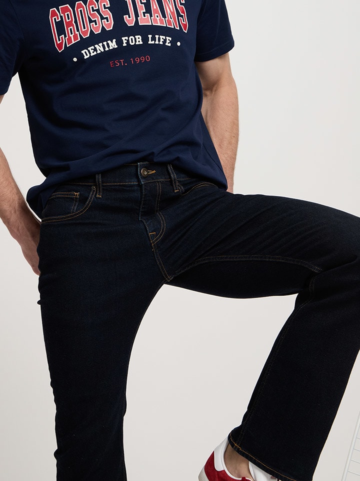 Cross Jeans Jeans - Regular fit - in Dunkelblau günstig kaufen