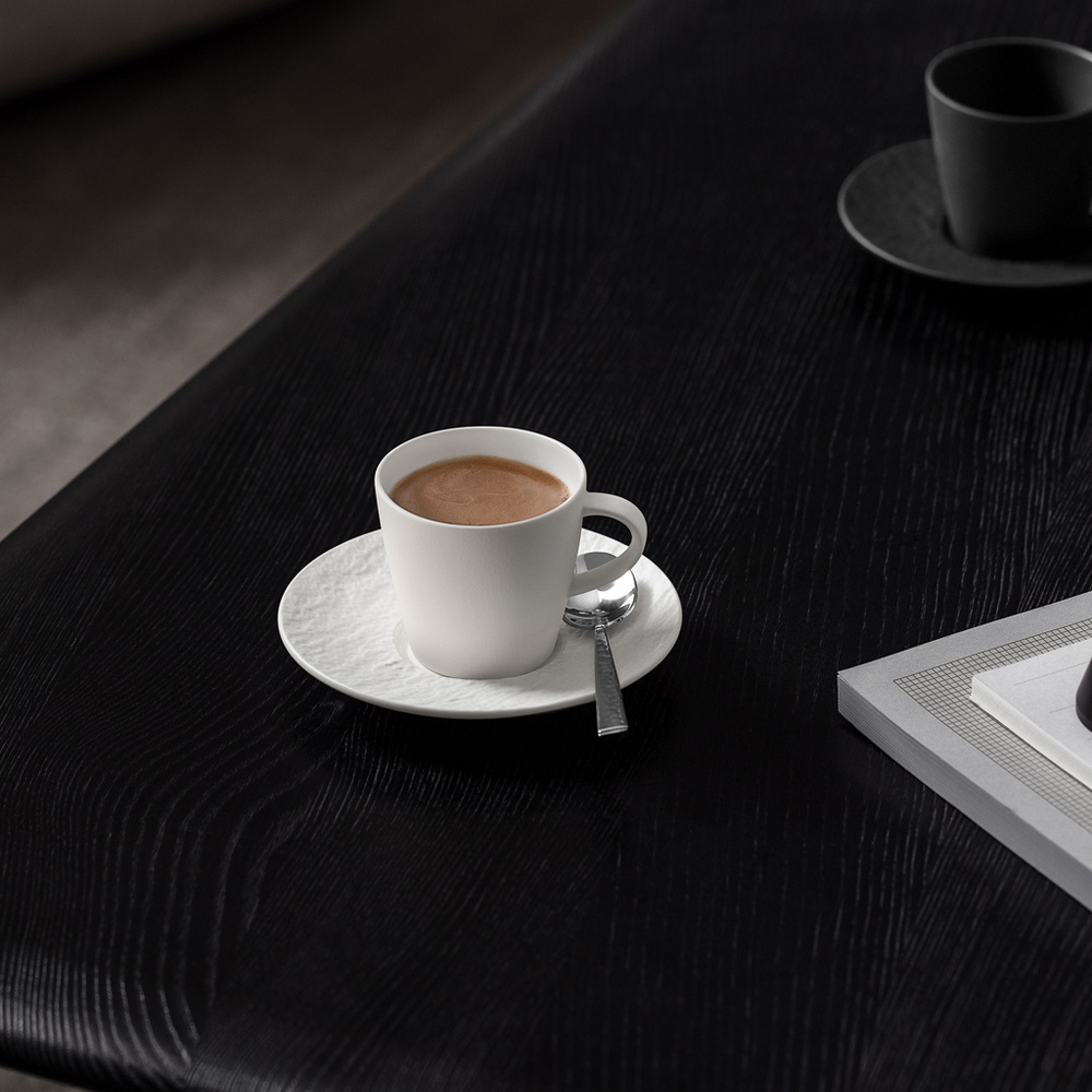 Villeroy & Boch Sous-tasse à expresso 6 pièces Manufacture Rock blanc Tasse