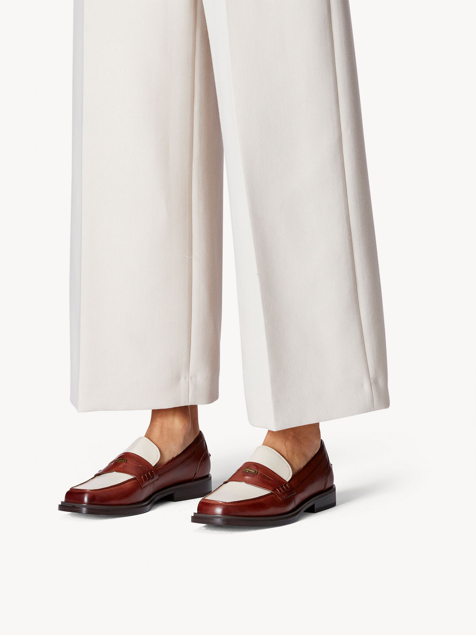 Slipper en cuir - marron
