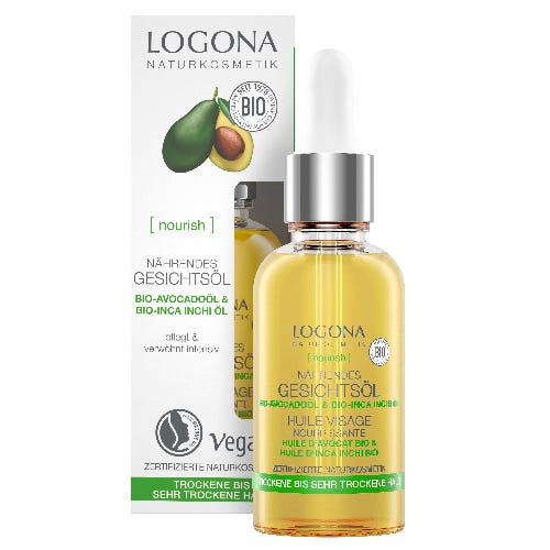 LOGONA Nährendes Gesichtsöl Bio-Avocado 30 ml