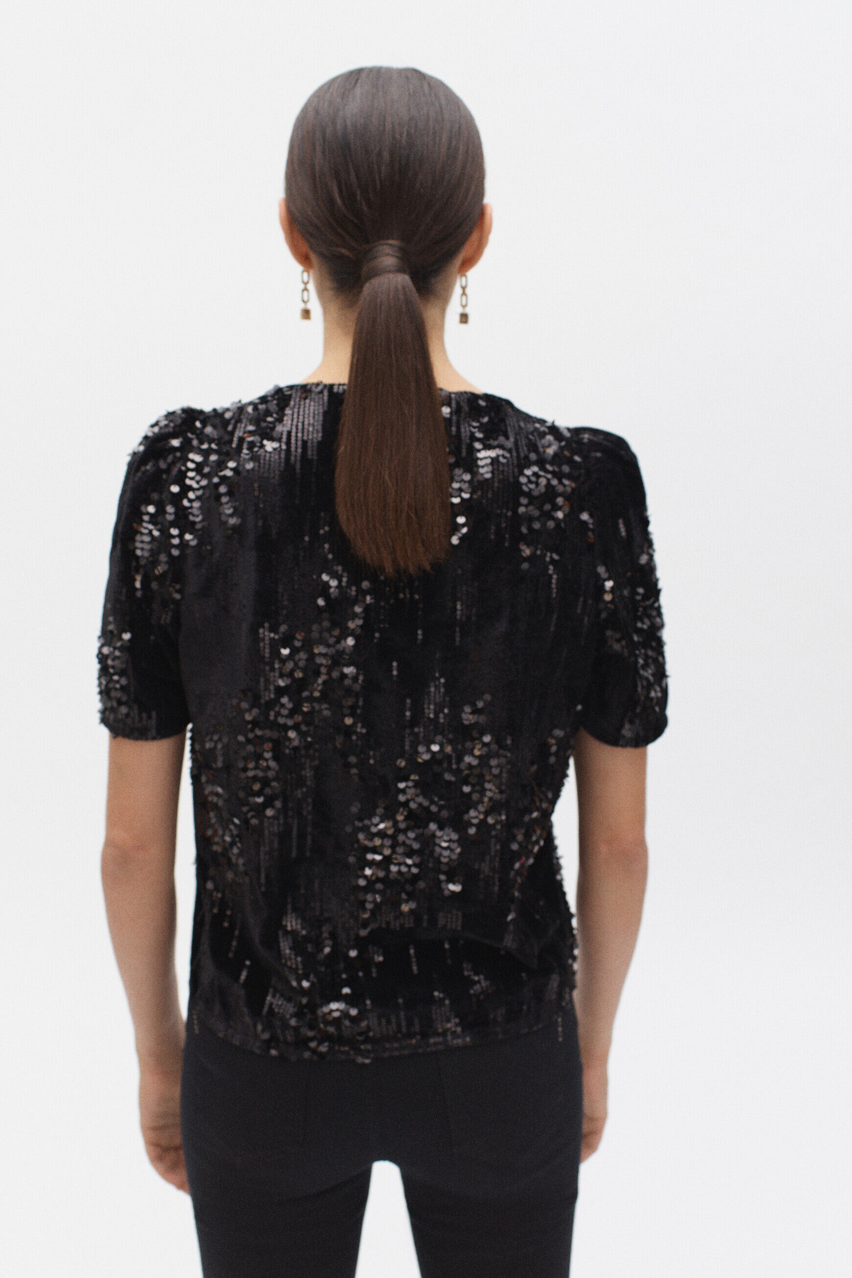 t-shirt casey bis noir femme