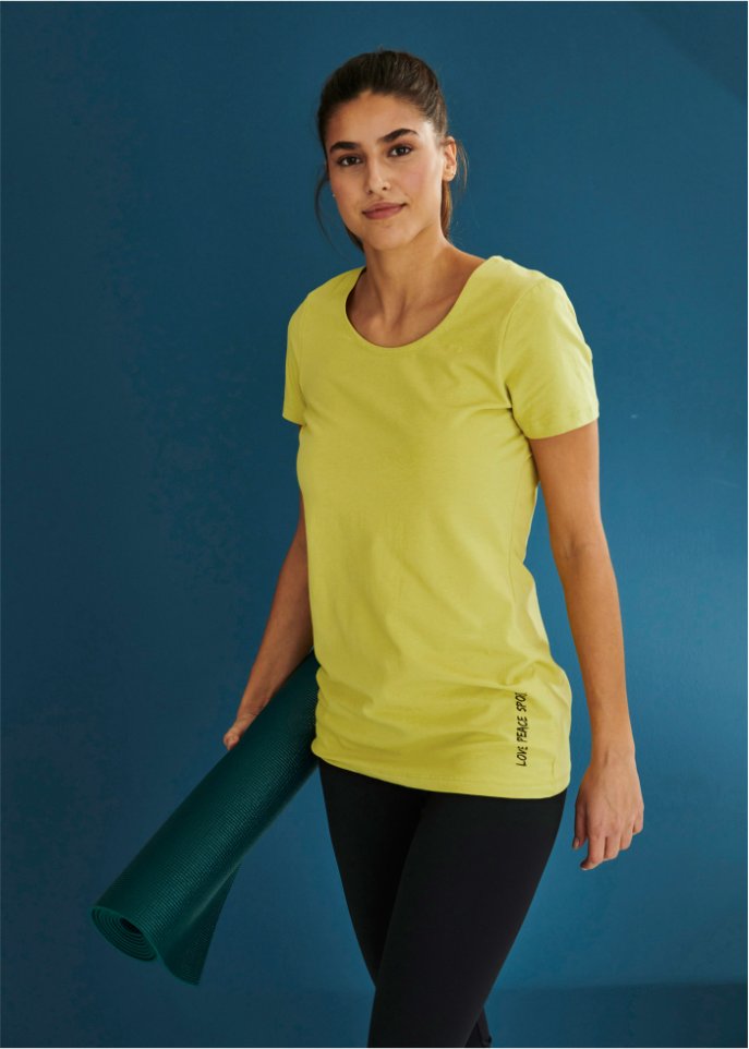 Sport-Longshirt mit Baumwolle (2er Pack)