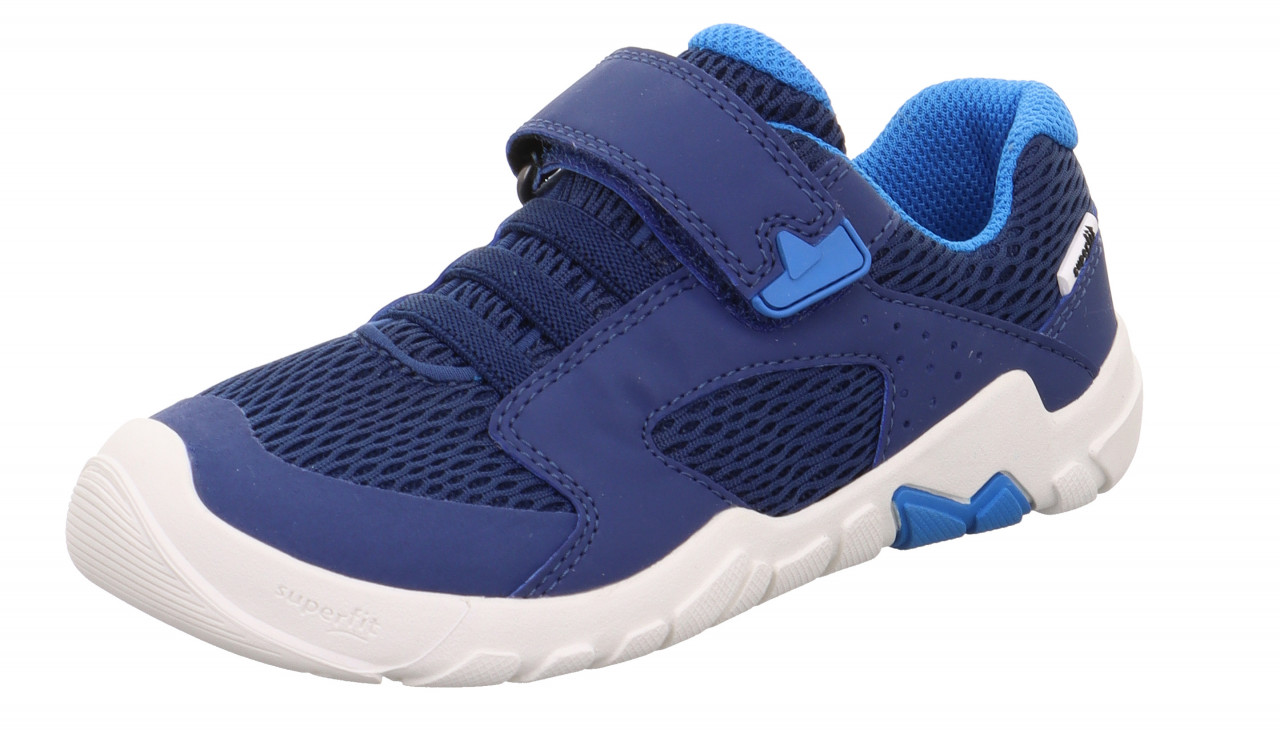 TRACE - Blau Sneaker low mit Klettverschluss