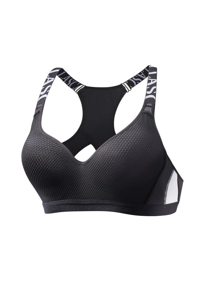 LASCANA ACTIVE Sport-BH in schwarz-weiß günstig kaufen