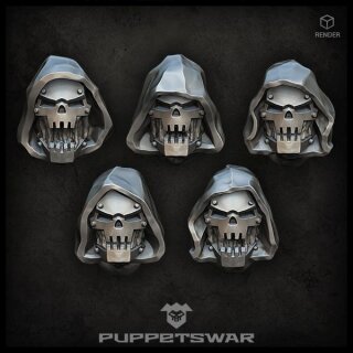 Hooded Iron Mutants Heads (5)