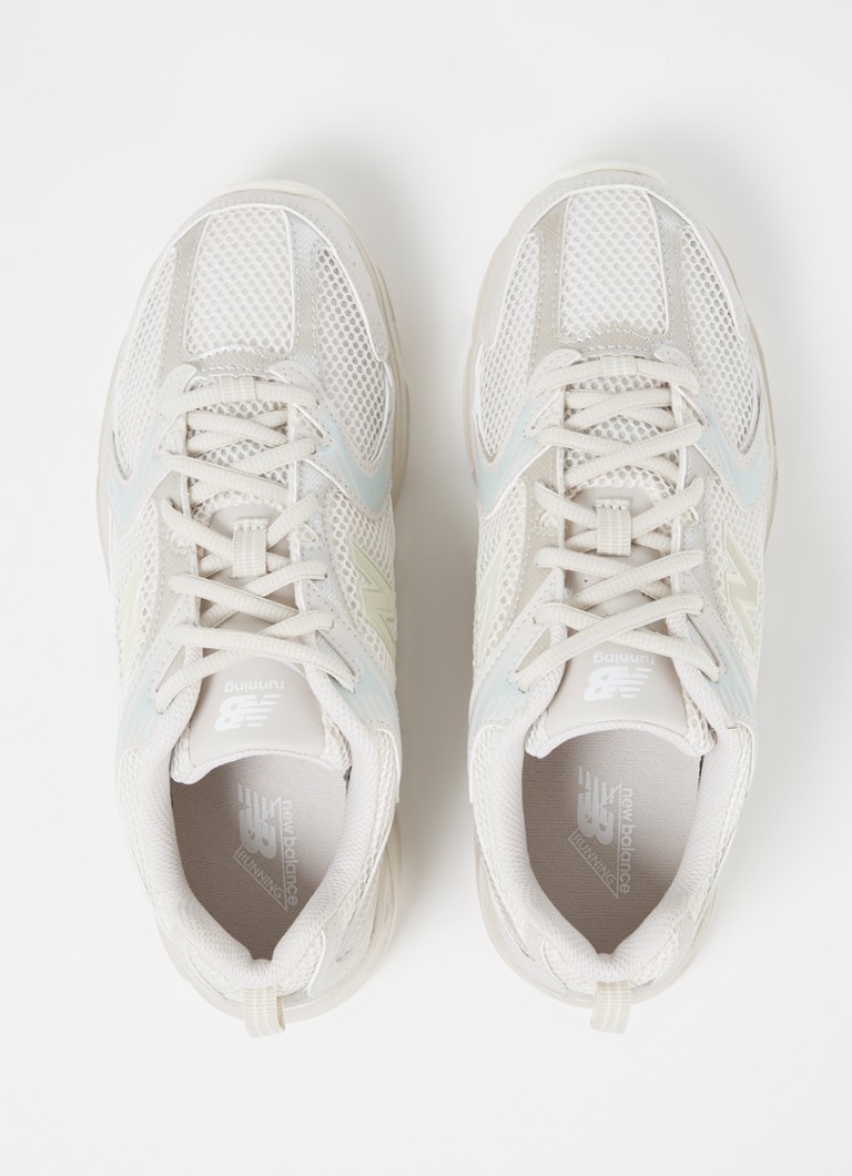 New Balance  530 sneaker van mesh met leren details