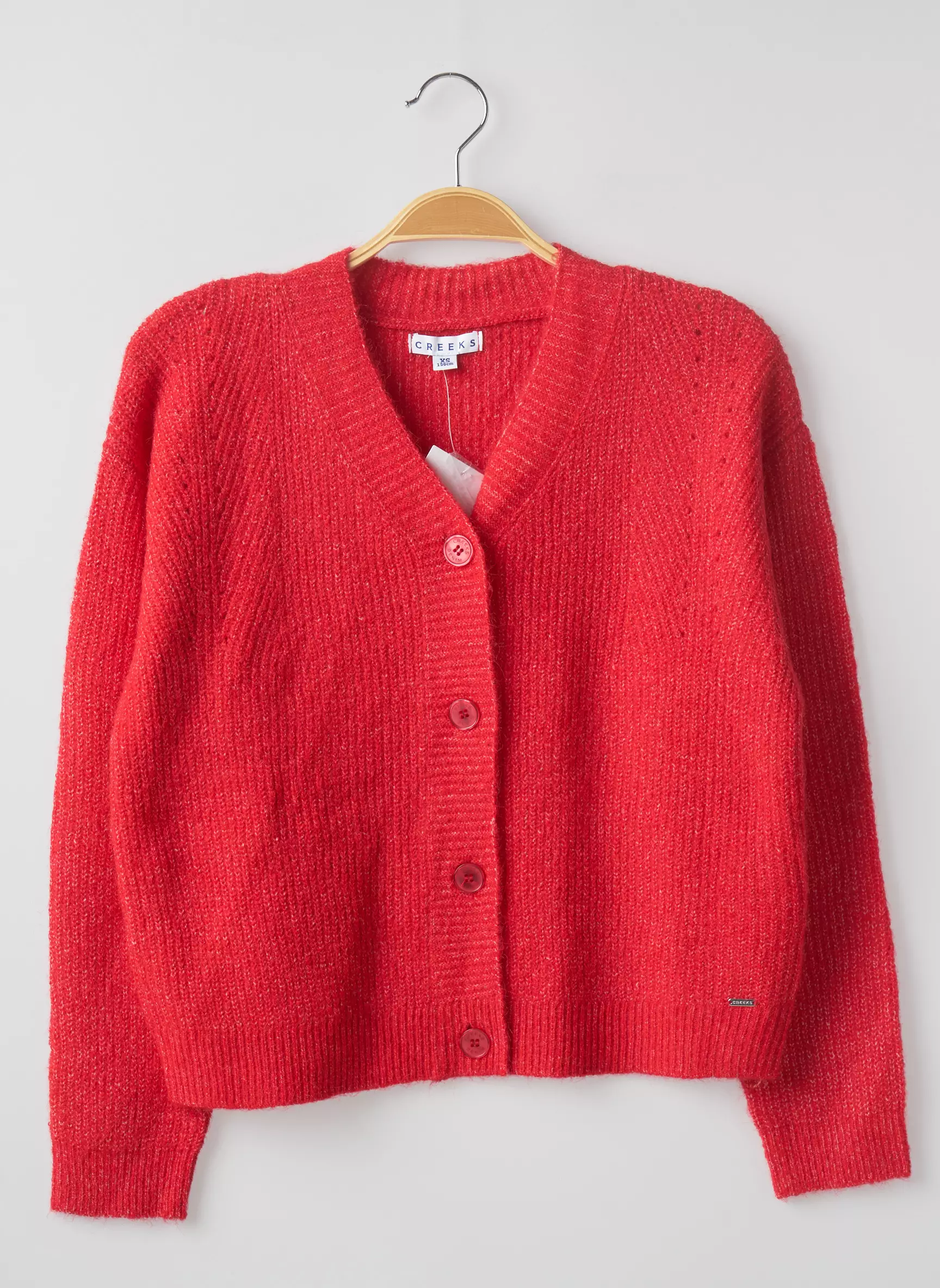 Creeks Cardigans Femme couleur rouge
