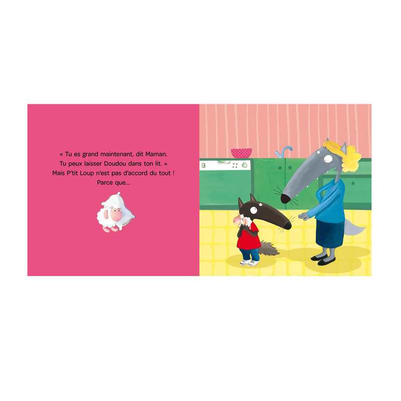 Livre P'tit loup aime son doudou - Auzou