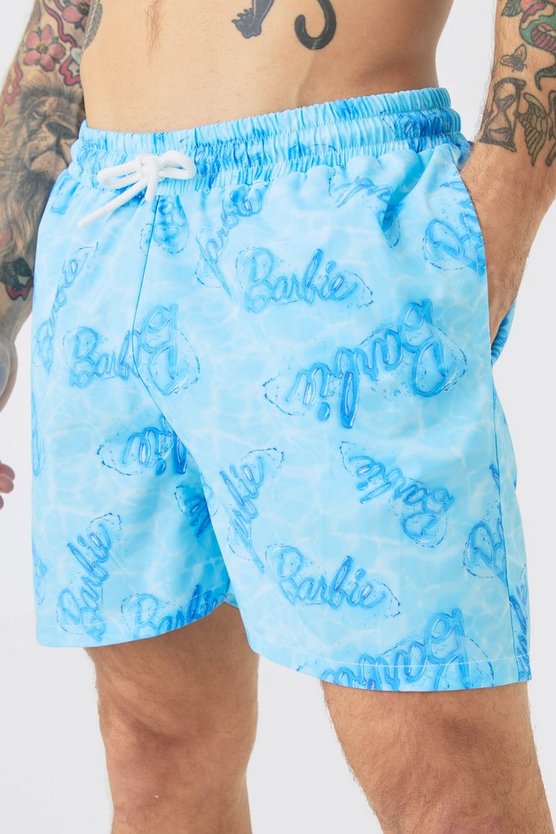 Kurzärmlige Barbie Badehose