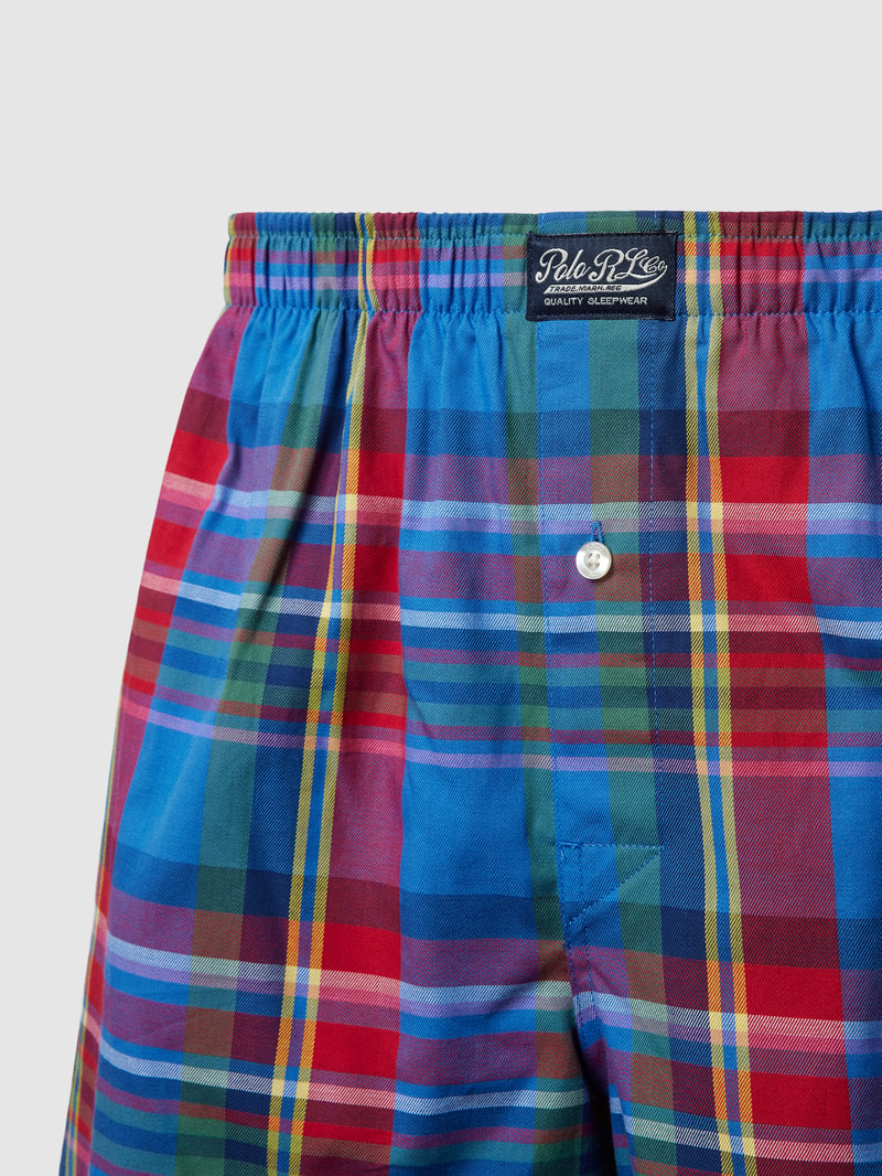 Boxershorts mit Streifenmuster in rot