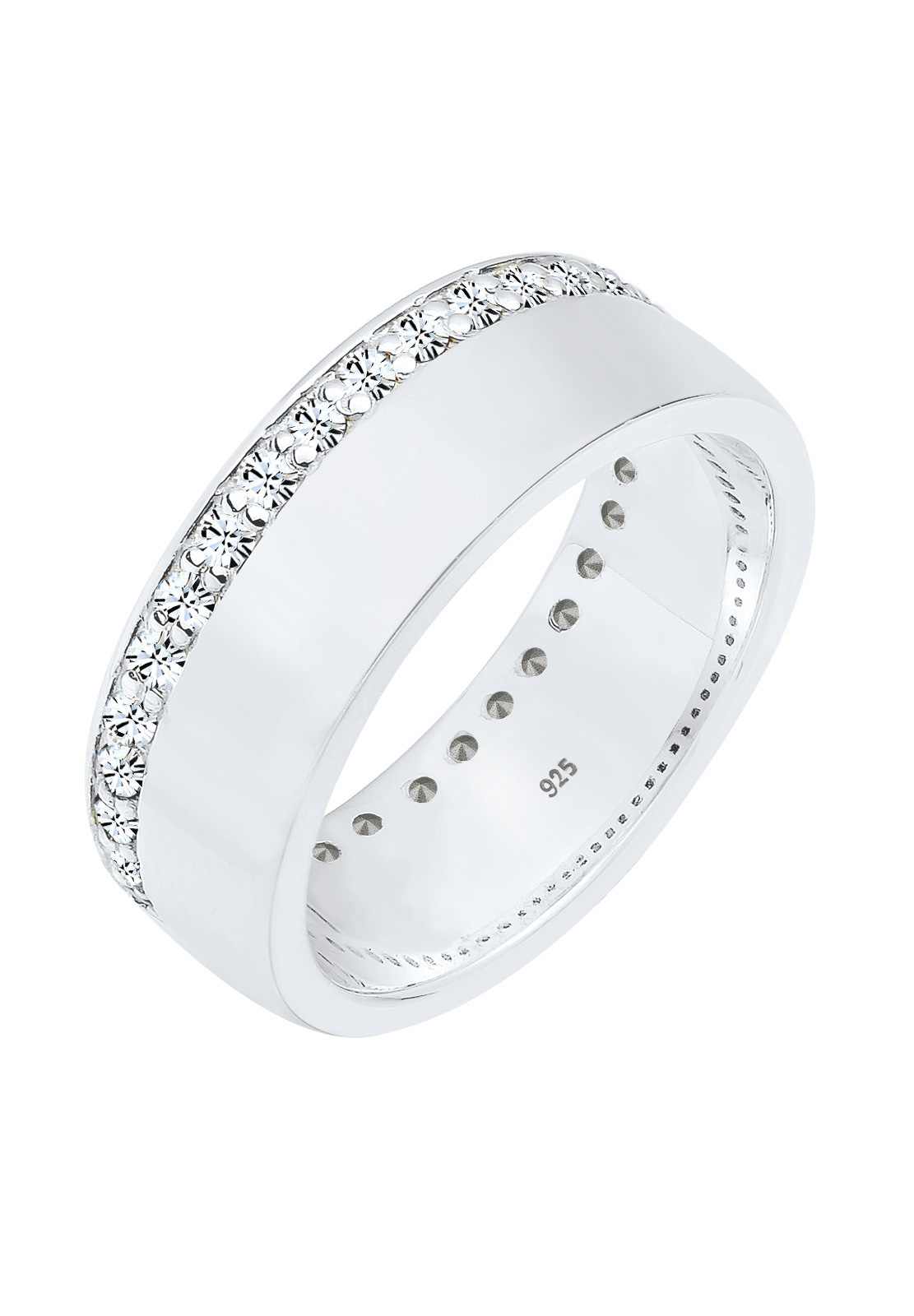 Elli para mujer con cristales brillantes en plata de ley 925