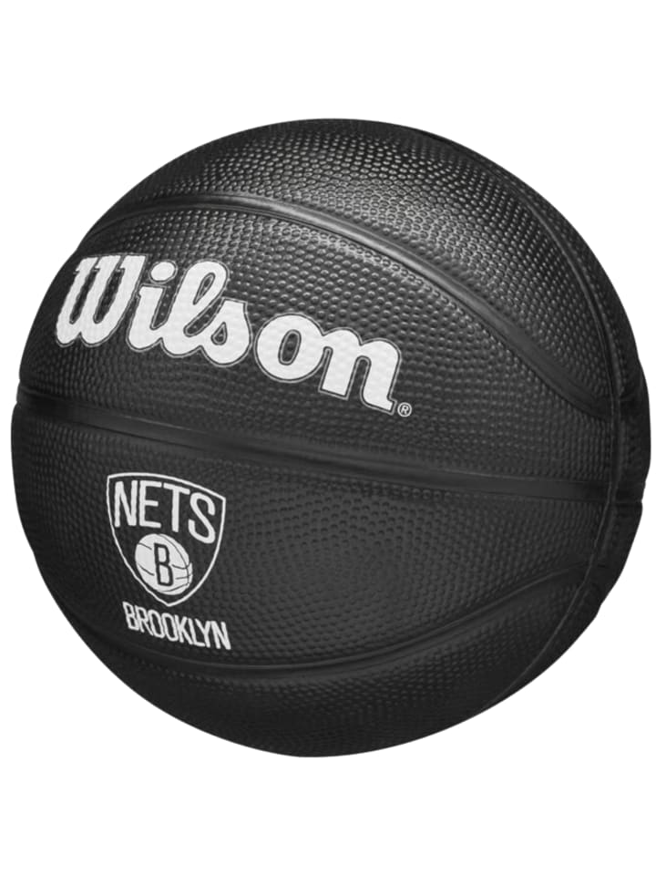 Wilson Wilson Team Tribute Brooklyn Nets Mini Ball in Schwarz günstig kaufen 3
