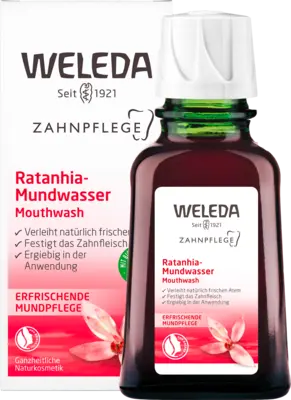 WELEDA Ratanhia Mundwasser  50 ml  Mundwasser