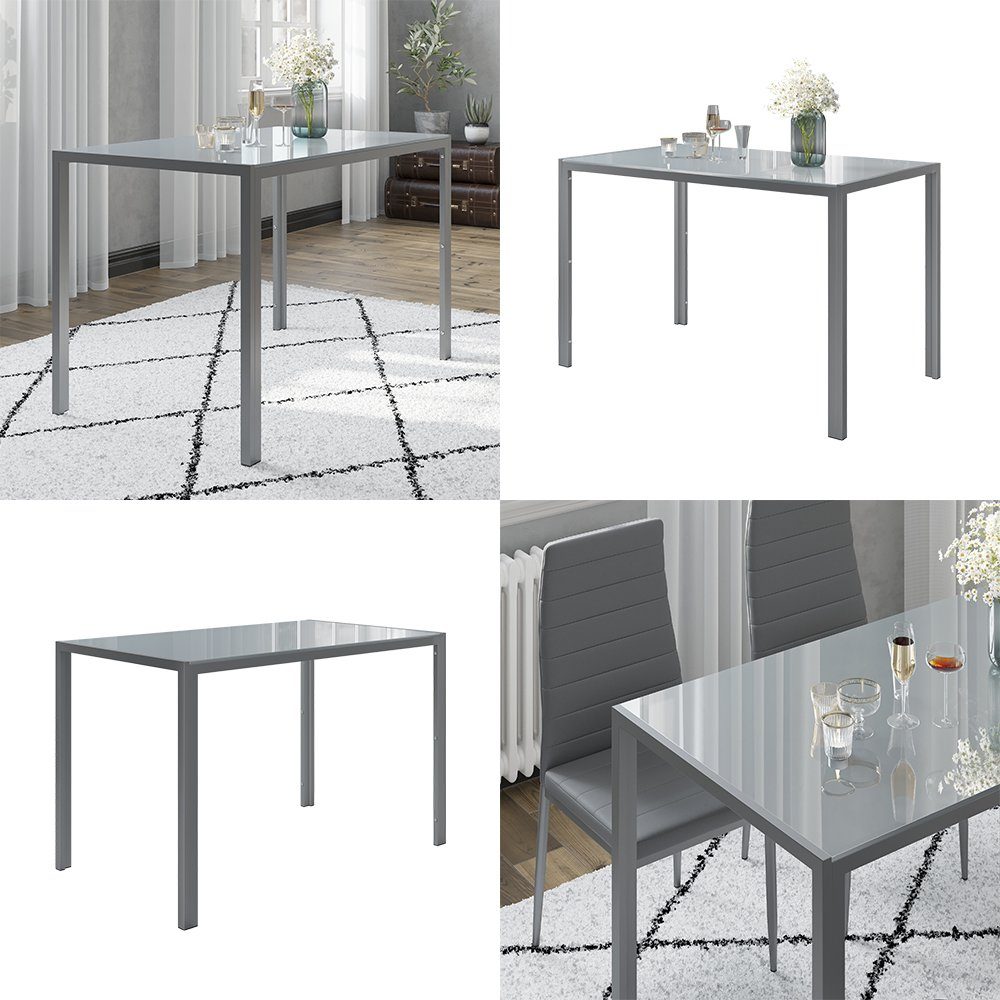 Vicco Esstisch Esszimmertisch GRAND Grau