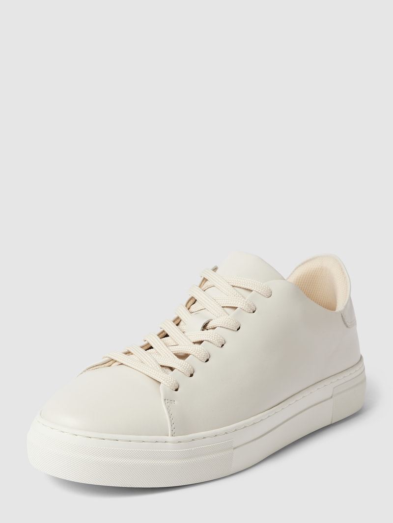 Sneaker aus echtem Leder Modell 'DAVID' in offwhite