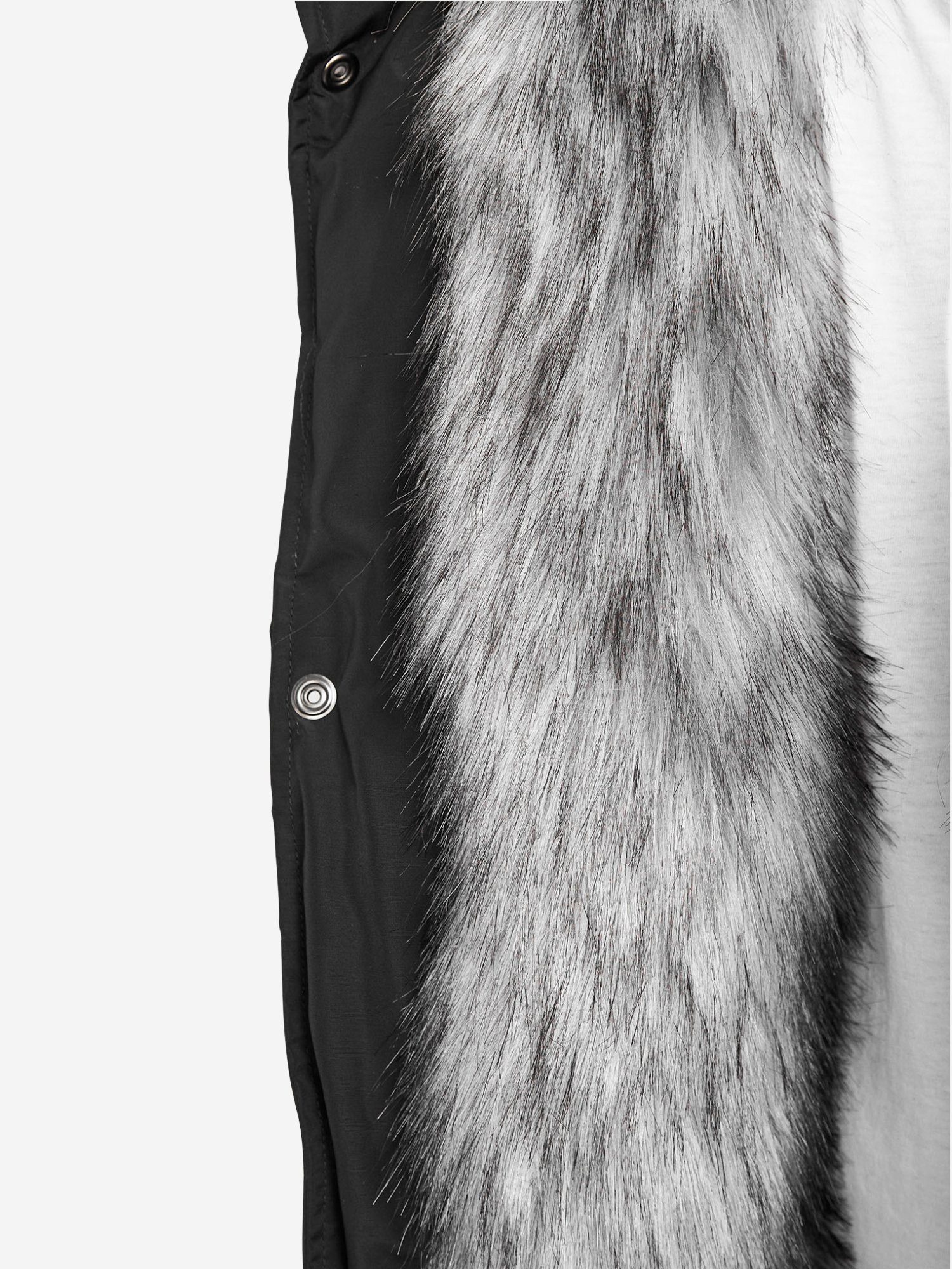 trueprodigy Winterjacke Zayn Stylische Kapuze mit Fellimitat