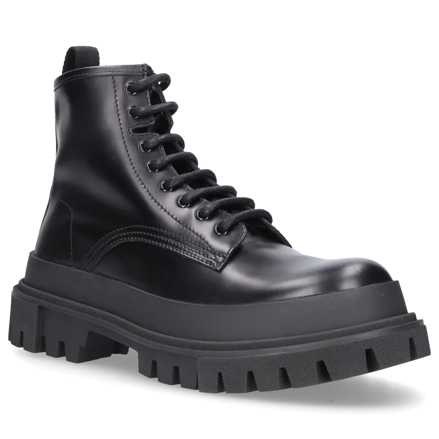 Dolce & Gabbana - Stiefeletten HI TREKKING Kalbsleder - schwarz