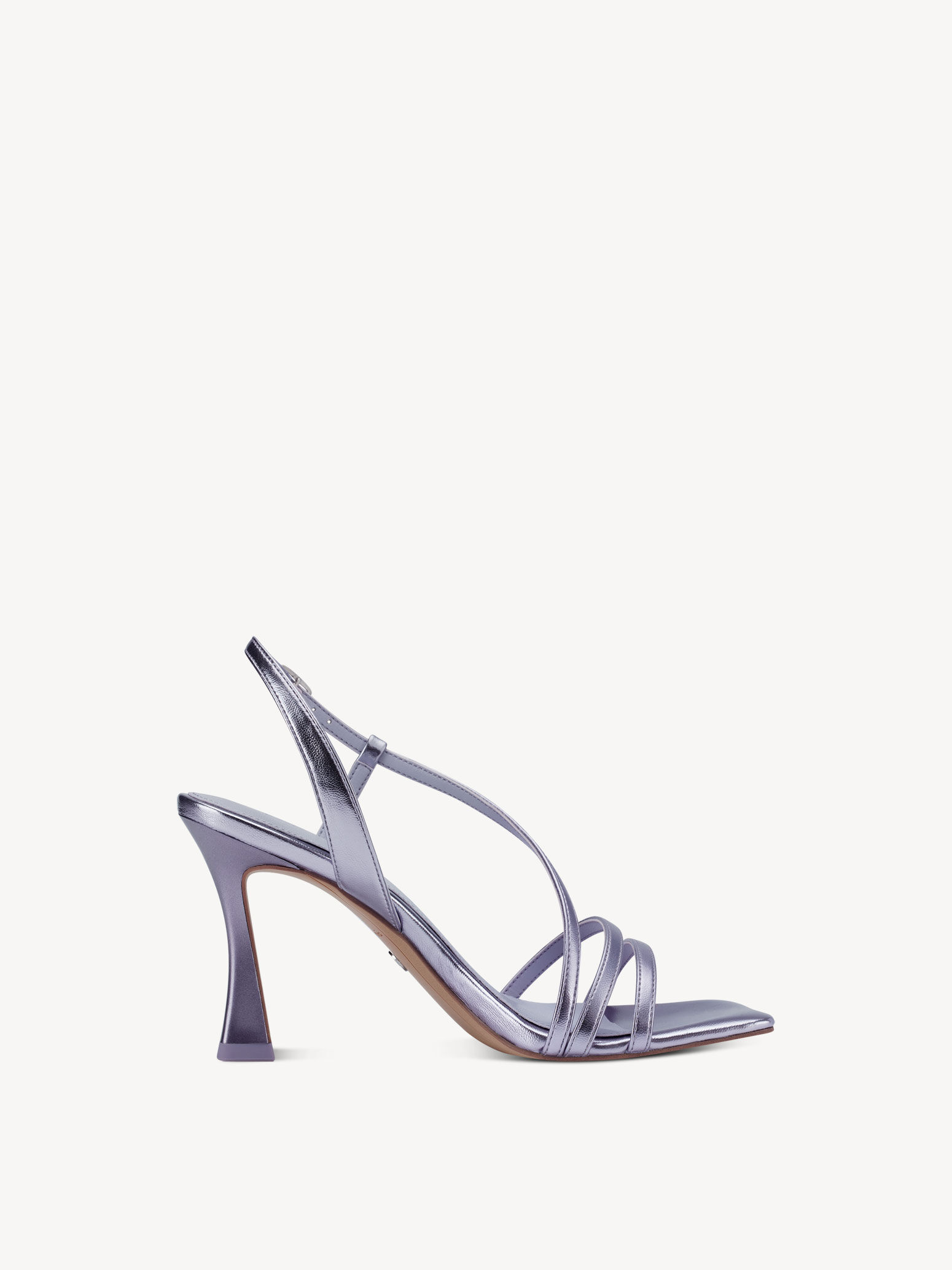 Sandale à talon - mauve
