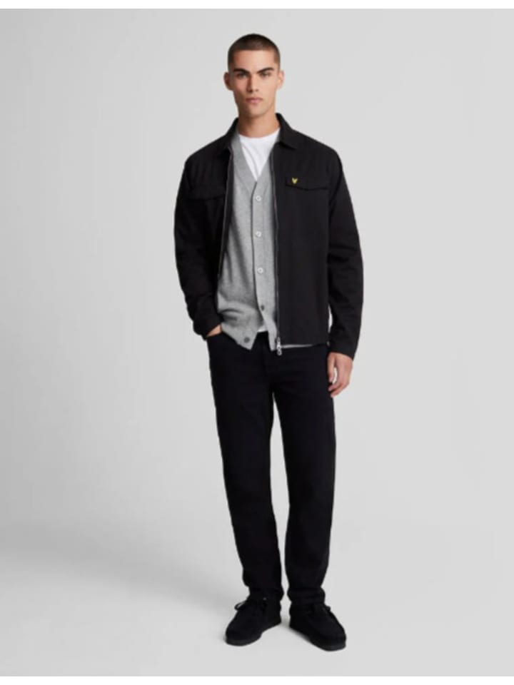 Lyle & Scott Cardigan in Grau günstig kaufen
