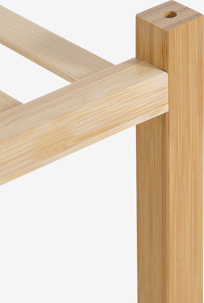 EGTVED Shoe rack EGTVED 2 shelves, foldable, bamboo