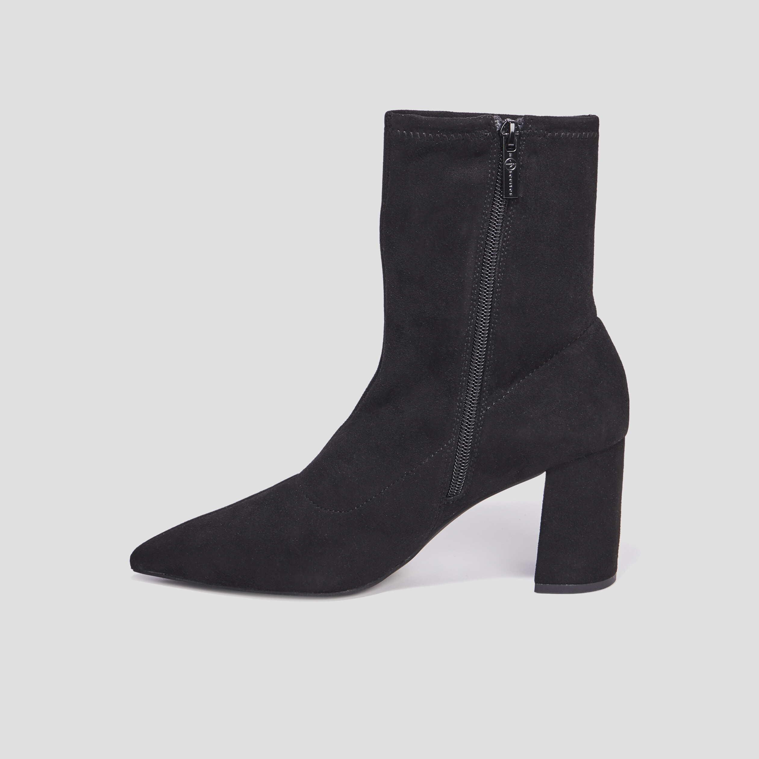 Bottines à talons bouts pointus noir femme | La Halle