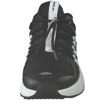 Replay Tennet Wipe Sneaker in schwarz